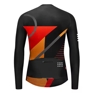 Ensemble de maillots de cyclisme respirants, nouveau design, séchage rapide, manches courtes, avec bretelles, rembourrés, uniforme de cyclisme en gros pour hommes - Product Image 3