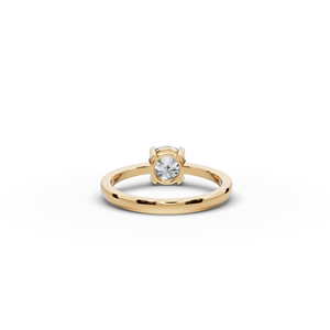 Bague solitaire minimaliste en diamant de 1,00 carat cultivé en laboratoire - Product Image 5