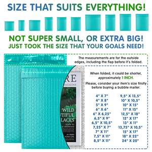 200 da 9 pollici buste autoregolanti 6.5X9 pollici buste impermeabili resistenti per la spedizione di borse per la spedizione - Product Image 4