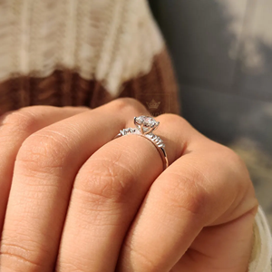 Bague en diamant rond de qualité supérieure, bijou élégant pour un usage quotidien, cadeau de mariage ou de fête, disponible à un prix abordable. - Product Image 4