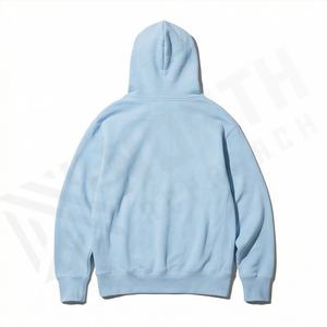 Sweat-shirt à capuche oversize en coton écologique, imprimé et brodé sur mesure, en tissu durable, polaire chaud, coupe éthique - Product Image 2