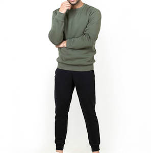 Sweat-shirt d'hiver pour homme, coupe classique, col rond, 100 % coton molletonné, écologique, personnalisable, vente en gros, best-seller - Product Image 5