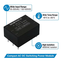 Alimentation électrique Mornsun LH05-23B05R2 5V 1A 12V, convertisseur AC/DC 12V, isolation 85-305VAC 4000VAC, haute fiabilité