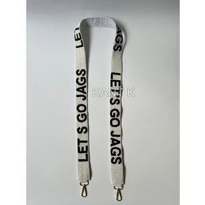 Sangle perlée pour sac à main de créateur avec des motifs modernes et lumineux, parfaite pour améliorer les sacs fourre-tout, sacoches, sacs à bandoulière et sacs à main à bandoulière - Product Image 1