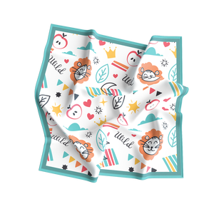 Printed Satin Headscarf Women Bandana Scarf <b>Shawl</b> Hair <b>Wrap</b> Daily Wear - Product Image 1