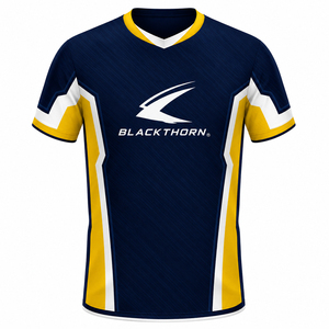 เสื้อเจอร์ซีย์คอวีแขนสั้นแบบซับลิเมชั่นเต็มตัว ทรงสปอร์ตเป็นมิตรกับสิ่งแวดล้อม - Product Image 5