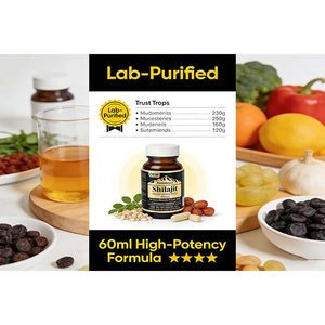 Gotas Líquidas de Shilajit 12 en 1 con Musgo Marino y Ashwagandha, Más de 85 Minerales Traza, Beneficios Antioxidantes y Aclarantes para la Piel para Adultos - Product Image 4