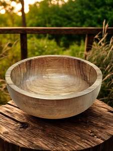 Vajilla para la cena y el almuerzo, tazón pequeño de madera, tazón de madera hecho a mano, accesorios de madera vintage para la cocina, tazones de madera sostenibles - Product Image 2