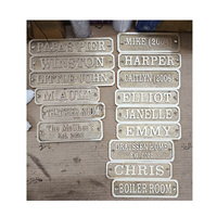 Plaques de porte nautiques personnalisées en laiton moulé, fourniture d'usine, panneaux aquatiques étanches, personnalisables, robustes, durables, épaisseur 4 mm, pour hôtels