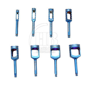 Kit de Fresas Manuales para Trepanación al por Mayor, Juego de Fresas Quirúrgicas Dentales Reutilizables para Cirugía Ósea, Tratamiento de Implantes y Uso Clínico - Product Image 3