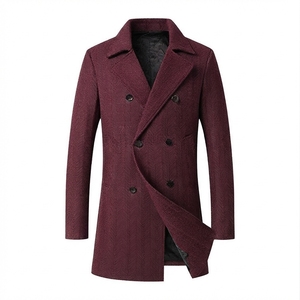 <b>Long</b> Windproof Woolen Eco-Friendly Fashion Streetwear Overcoat Eco-Friendly Fashion Streetwear Casual Warm Plus Size <b>Coat</b> - Product Image 1