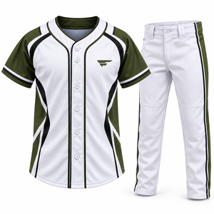 Conjunto de Uniforme de Béisbol Sublimado Personalizado para Niños, Jersey y Pantalones, Fabricante OEM de Ropa Deportiva para Equipos Juveniles de Béisbol - Product Image 3