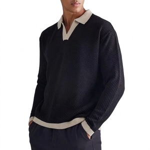 Nouvelle Chemise de Golf Homme 2025 de Haute Qualité 100% Coton Brodé Imprimé Manches Longues avec Poche Anti-Plis Personnalisable par Sublimation - Product Image 1