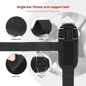 Eco-friendly Anti-Slip High Quality Wrist Straps Weightlifting Deadlifting Gym Lifting D <b>Rings</b> Weight Lifting Wrist Wraps - Product Image 3