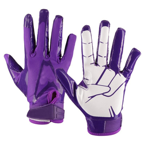 Custom American Football <b>Gloves</b> Moisture Wicking Polyester Non-Slip Grip Unisex Adult Performance <b>Gloves</b> for All Seasons - Product Image 5