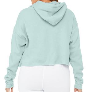 NOUVEAU vente en gros sweat à capuche vierge surdimensionné personnalisé crop top sweats à capuche femme vêtements femmes sweats à capuche - Product Image 2