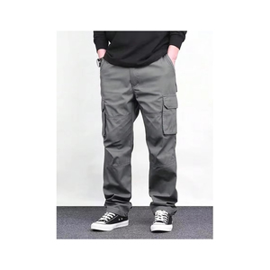 Pantalon cargo pour homme, élégant, fonctionnel, avec poches, poids moyen, coton doux, décontracté, mode outdoor, usine de vêtements OEM Bangladesh - Product Image 1