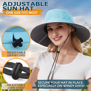 Outdoor Fisherman Bucket <b>Hat</b> for <b>Men</b> Women Summer Waterproof Solid Foldable Big Brim Cartoon for Casual <b>Sun</b> Sunshade Cycling - Product Image 3