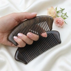 Durable Natural Wooden <b>Comb</b> Mustache Hair Grooming Static Reduction Luxury Handmade Accessory And <b>Wide</b> Teeth Natural Craft - Product Image 4