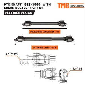 Cippatrice a 3 Punti da 6 Pollici con Gola Girevole a 360 Gradi e Lame Temprate per Trattori da 40-80 CV TMG WC60 - Product Image 4