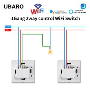 Wi-Fi Smart <b>Light</b> <b>Switch</b> 1/2/3/4 Gang <b>Wall</b> <b>Switch</b>, Supports 2-Way Multi-Control, App Control Compatible <b>with</b> Alexa & Google Home - Product Image 3