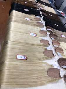 Extension de cheveux humains Remy 100% vierges, queue de cheval, couleur cendrée, Extensions de cheveux humains naturels, vente en gros, Apohair factory - Product Image 2