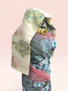 Conjunto de Tela Dirac Suiza Floral Premium - Elegante Atuendo Tradicional Somalí con Chal y Borde a Juego - Product Image 2