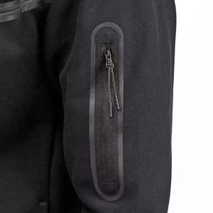 2024 logotipo personalizado ropa deportiva poliéster hombres chándal cremallera completa hombres chándal dos piezas gimnasio desgaste chándal conjunto para hombres y mujeres - Product Image 6