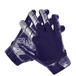 Gants de football américain super adhérents pour wide receiver, avec logo personnalisé, pour le rugby par temps froid, à bas prix - Product Image 4