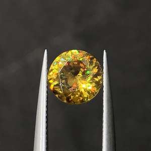 Natural Sphene Fire Faceted Cut Loose Gemstone for Ring Jewelry Making Yellow 2.00Ct ZUBEDA GEMS JEWELRY Rajasthan Wholesale - Product Image 5