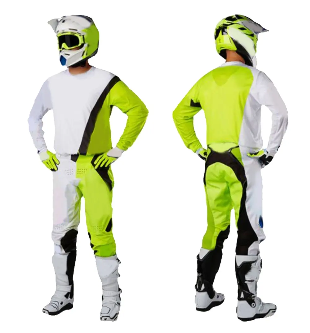 Conjunto de calças e calças para motocross, novo estilo atv dirt bike atv e calça de alta qualidade feita sob encomenda para motocicleta e corrida automática