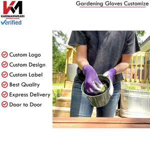 Gants de jardinage professionnels, paume renforcée, matériau durable, respirant, flexible, confortable, ajustement sûr - Product Image 4