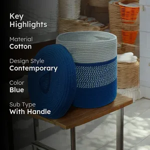 Natural Jute <b>Storage</b> <b>Baskets</b> for Living Room, Bedroom, and Office Organization - Product Image 2