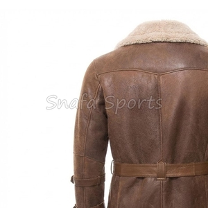 Winter <b>Jacket</b> All Weather Winter Warm Thick Sheepskin Lamb Fur Long <b>Shearling</b> Leather <b>Jacket</b> <b>Men</b> With Fur Design Comfortable - Product Image 6