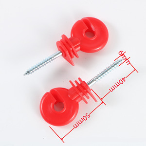 Accesorios para Cercas Eléctricas, Aislador de Cerca, Aislador de Plástico para Postes de Madera, Aisladores de Rosca - Product Image 6