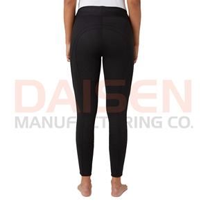 Leggings d'équitation pour femmes avec grip en silicone, taille haute, extensibles, respirants, flexibles, pour l'entraînement et la performance - Product Image 4