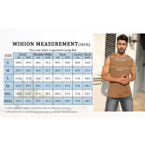 Wholesale Customized Men's Tank Top Solid Color Quick Dry Breathable Eco-Friendly Polyester/Cotton Nonwoven Sports Wear Custom - Product Image 4
