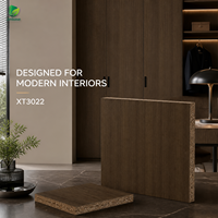 Panneau de particules MFC Jinbase XT3022 Chêne Truffe Fumé 18mm E0 4x8ft Finition de Première Qualité pour la Décoration Intérieure Moderne
