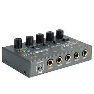 Depusheng DX400 bester Preis profession elle Studio Audio Mini Sound Mixer Konsole 4 Kanal Audio Mixer