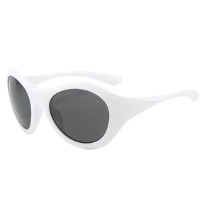 Lunettes de soleil ovales surdimensionnées 2025 – Tendance Y2K Punk pour femmes et hommes – Sports de plein air – Verres PC – Protection UV400 - Product Image 4