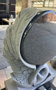 Современный Мемориальный надгробный камень в европейском стиле, жажденный лебедь, держащий сердце, надгробный камень G654, гранитные надгробные памятники - Product Image 6