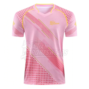 Uniforme de volley-ball conçu en tissu anti-transpiration pour garder les joueurs au frais et au sec pendant les matchs de volley-ball intenses. - Product Image 2