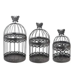 Cage à oiseaux en fer durable avec revêtement en poudre, plateau inférieur amovible et système de nettoyage facile pour oiseaux de compagnie - Product Image 4