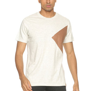 T-shirt homme manches courtes haute qualité 100% coton, vêtements unis, mode, respirant, col rond - Product Image 1