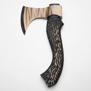 Hacha Vikinga de Acero al Carbono de Alta Calidad, Forjada a Mano, de Grado Industrial, OEM Premium, Lista para Uso en Exteriores, para Cortar Madera, Personalizada - Product Image 3