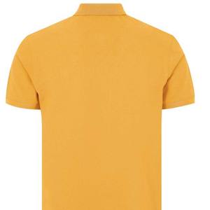 Camiseta de Manga Corta para Hombre, Color Amarillo Sólido, 100% Algodón, Tejido Transpirable, Nuevo Diseño, Ropa Urbana - Product Image 5