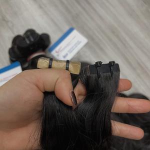 Extensions de cheveux de haute qualité, 100% cheveux humains, couleur naturelle, trame en kératine, cheveux vierges non traités, meilleur fournisseur au Vietnam. - Product Image 6