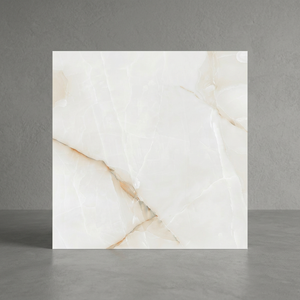 Azulejos de Porcelana con Efecto Mármol Marrón Onyx Vistaar, 20 mm, 600x600 mm, Cerámica Brillante para Baño, Exterior, Adhesivos, Diseño de Villa - Product Image 1