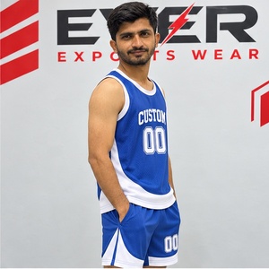 Ensemble d'uniformes de basketball personnalisés pour hommes, maillot et short bleu royal avec bordure blanche, nom et numéro de l'équipe, nouveau design, service OEM, vêtements d'équipe - Product Image 4
