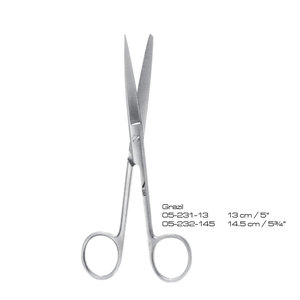 Ciseaux chirurgicaux à désection, tranchants et à pointe arrondie, en acier inoxydable, certifiés CE, ensemble d'instruments médicaux manuels pour hôpital et clinique - Product Image 1